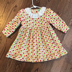 🍏🍎BACK TO SCHOOL Apple dress, size 3T